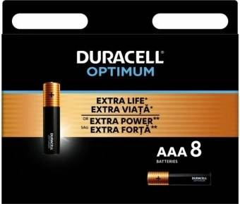 BATERIA ALKALINE OPTIMUM EXTRA LIFE EXTRA POWER AAA LR3 (8)