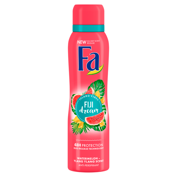 Fa Fiji Dream 48h Antyperspirant w sprayu o zapachu arbuza i ylang ylang 150 ml