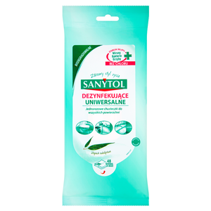 Sanytol Maxi Chusteczki uniwersalne dezynfekuje 36 sztuk