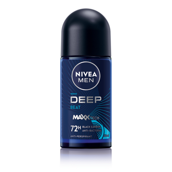 Nivea MEN Deep Black Carbon Antyperspirant dla mężczyzn roll-on 50 ml