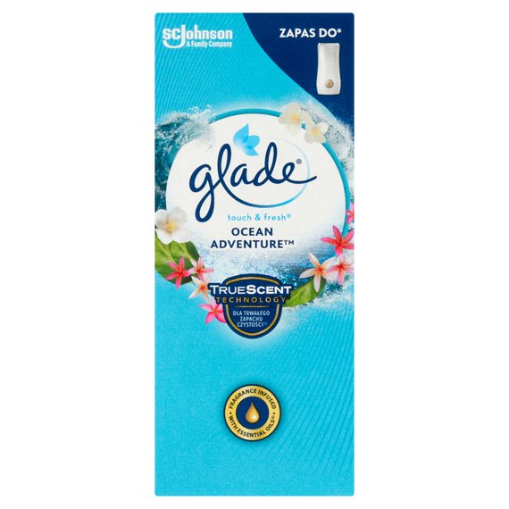 Glade Touch & Fresh Ocean Adventure Zapas do odświeżacza powietrza 10 ml