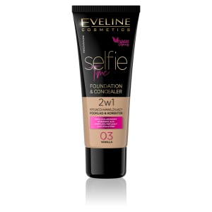 Selfie Time 2in1 Covering - Moisturizing Foundation & Concealer No. 03 Vanilla