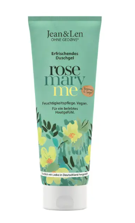 Jean&Len Żel pod prysznic wegańskie Rozmaryn i Imbir 250 ml z Niemiec