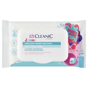 Cleanic Junior Moist toilet paper 40 pieces