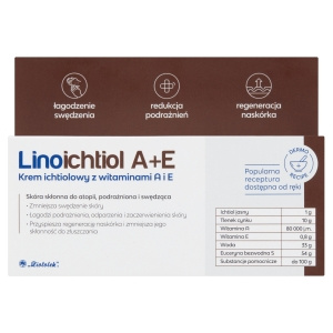 Linoichtiol A+E Ichthyol cream with vitamins A and E 50 g