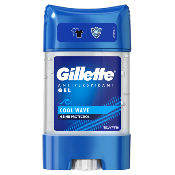 Gillette Cool Wave Przezroczysty żel dla mężczyzn