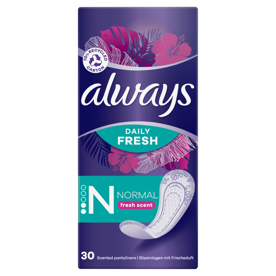 Always Daily Fresh Normal, frischer Duft, 30X