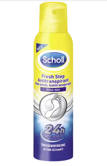 Scholl Fresh Step 24 h Antyperspirant do stóp 150 ml