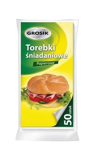 Grosik torebki śniadaniowe papierowe 50 szt