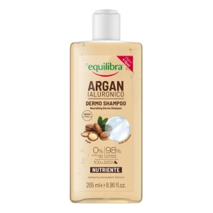 equilibra Odżywczy szampon argan i kwas hialuronowy 265 ml
