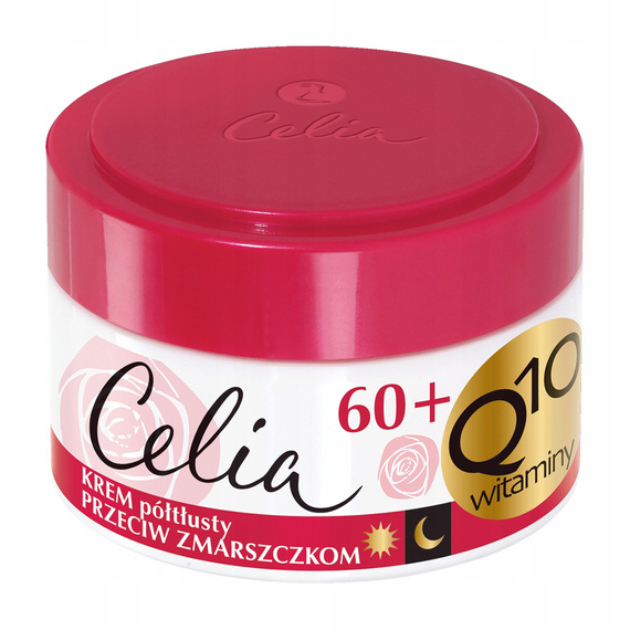 Celia Q10 przeciwzmarszczkowy krem półtłusty 60+ z ceramidami 50ml