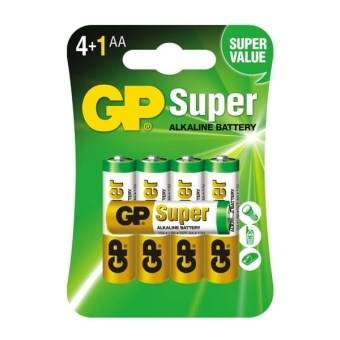 BATERIA SUPER ALKALINE AA LR06 (4+1)