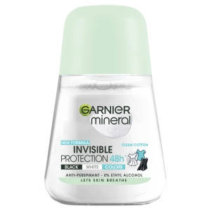 Garnier Mineral Invisible Clean Cotton Antiperspirant 50 ml