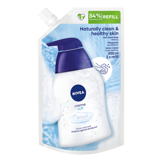 Nivea Creme Soft Creamy liquid soap refill 500 ml