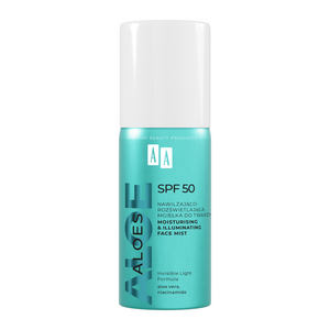 AA Aloes Nawilżająco-rozświetlająca mgiełka do twarzy SPF50 100 ml