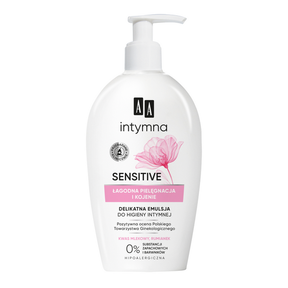 AA Intymna Ochrona & Care Sensitive Emulsion für die Intimhygiene, Spender 300 ml