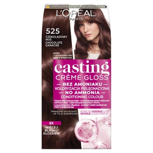 L'Oreal Paris Casting Crème Gloss Odżywcza farba do włosów 525 czekoladowy mus