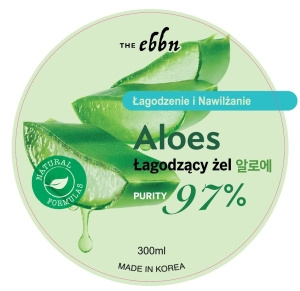THE EBBN łagodzący żel do twarzy i ciała ALOES 300 ml