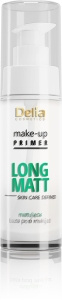 Delia Make-Up Primer Baza pod makijaż Skin Care Defined matujące, przedłużenie trwałości 30 ml