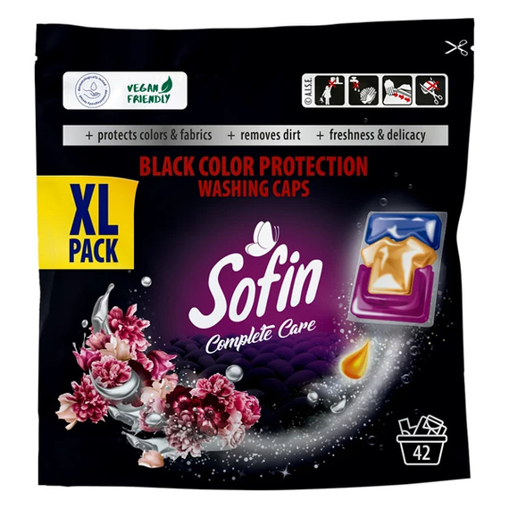 Sofin Complete Care Black Color Protection Wäschekapseln (42 Wäschen)