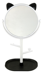 Inter-Vion Lusterko Kosmetyczne z Podstawką i Uszami