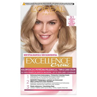 L'Oréal Paris Excellence Creme Hair Dye 9.1 Very Light Ash Blonde
