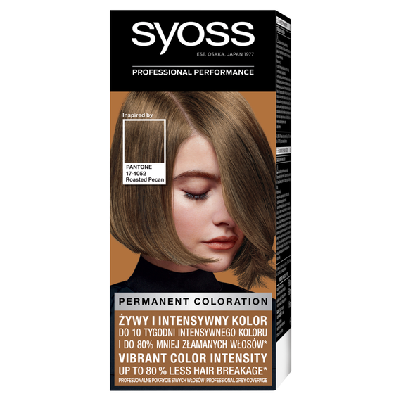 Syoss Permanent Coloration Pantone Permanent hair dye 6-66 roasted walnut