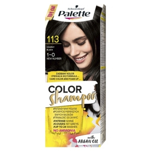 Palette Color Shampoo Szampon koloryzujący do włosów 113 (1-0) czarny