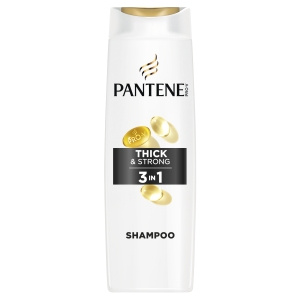 Pantene Pro-V Thick & Strong 3 in 1 Shampoo, Spülung und Behandlung für dünnes Haar 325 ml