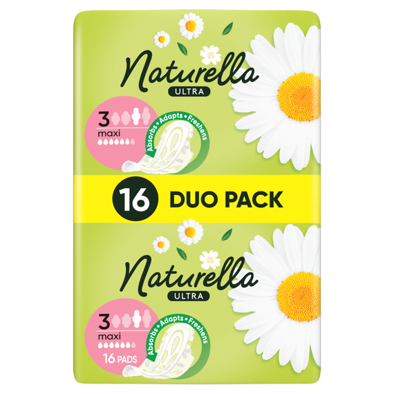 Naturella Ultra Maxi Rozmiar 3 Podpaski ze skrzydełkami × 16