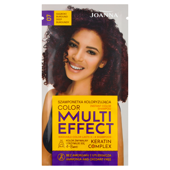 Joanna Multi Effect Color Färbeshampoo Deep Burgundy 07 35 g