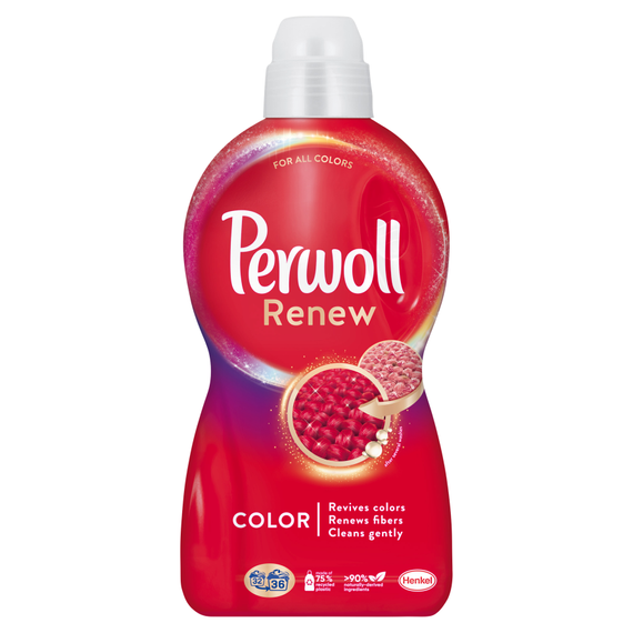 Perwoll Renew Color Flüssigwaschmittel 1980 ml (36 Wäschen)