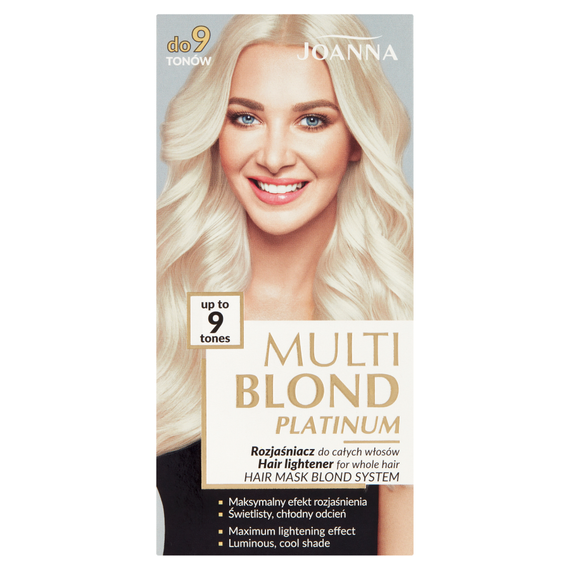 Joanna Multi Blond Platinum Aufheller für ganzes Haar bis zu 9 Töne