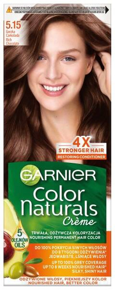 Garnier Color Naturals Créme farba do włosów 5.15 Gorzka Czekolada