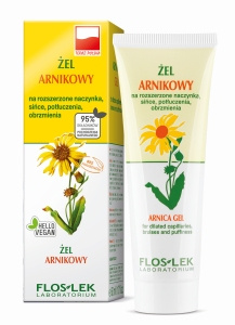 Żel arnikowy na rozszerzone naczynka, sińce, potłuczenia, obrzmienia 50 ml - Floslek