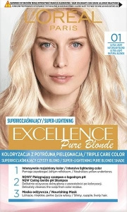 L'Oréal Paris Excellence Pure Blonde Haarfarbe 01 ultraleichtes Naturblond