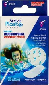 Active Plast Zestaw plastrów z opatrunkiem Wodoodporne 16 szt.