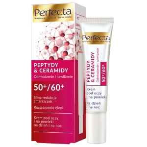 Perfecta Peptydy i Ceramidy Krem pod oczy i na powieki na dzień i na noc 50+/60+ 15 ml