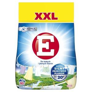 E XXL Washing powder for white and light fabrics 3.30 kg (60 washes)