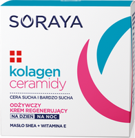  Soraya KOLAGEN+CERAMIDY Odżywczy krem regenerujący na dzień i na noc 50 ml