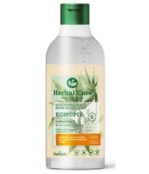 HERBAL CARE Płyn micelarny KONOPIE z witaminą C do cery bardzo suchej 400 ml