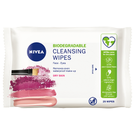 Nivea Biodegradable 3in1 Soothing Makeup Removal Wipes 25 pcs.