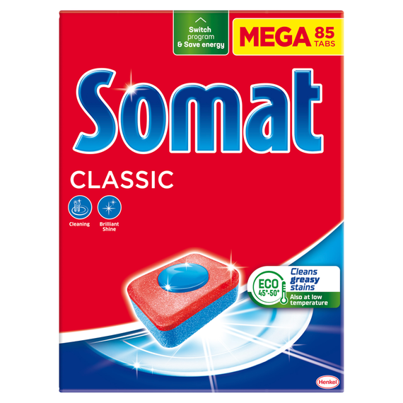 Somat Classic Tabletki do mycia naczyń w zmywarkach 1411 g (85 x 16,6 g)