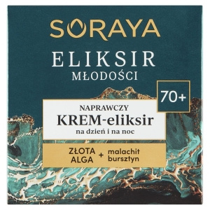 Soraya Eliksir Młodości Naprawczy krem-eliksir na dzień i na noc 70+ 50 ml