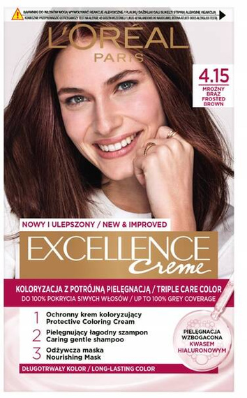Loreal Excellence Creme 4.15 Frostiges Braun