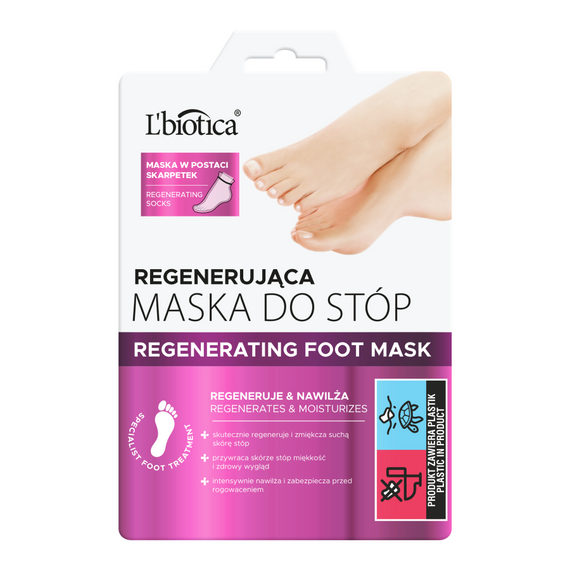 L'biotica regenerierende Fußmaske 1 Paar