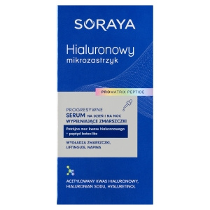 Soraya Hialuronowy Mikrozastrzyk Progresywne serum na dzień i na noc wypełniające zmarszczki 30 ml