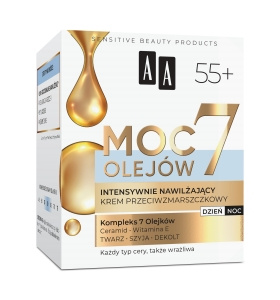 AA Kraft der 7 Öle – Anti-Falten-Gesichtscreme 55+ Tag & Nacht