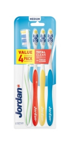 Jordan Total Clean Zahnbürste durchschnittlich 4 Stück