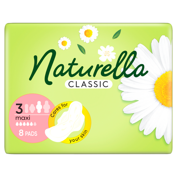 Naturella Classic Maxi Camomile Damenbinden mit Flügeln x8